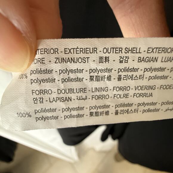 Zara Black Sleeveless Mini Dress Size S A-Line 100% Polyester‎ - Picture 4 of 4